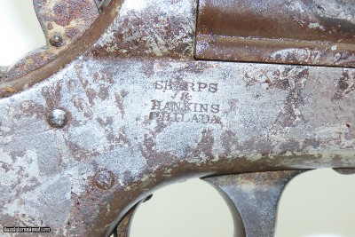 SCARCE Antique SHARPS & HANKINS Model 1861 COMMERCIAL .52 RF CARBINE1 of only 100 Civil War Era COMMERCIAL TYPE Made - Image 13 of 19