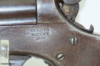 SCARCE Antique SHARPS & HANKINS Model 1861 COMMERCIAL .52 RF CARBINE1 of only 100 Civil War Era COMMERCIAL TYPE Made - Image 6 of 19