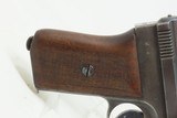 Pre-WWI GERMAN Mauser Model 1910 6.35mm Semi-Automatic C&R POCKET Pistol
German Side Arm Chambered in .25 ACP Browning Auto - 18 of 20