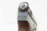 Pre-WWI GERMAN Mauser Model 1910 6.35mm Semi-Automatic C&R POCKET Pistol
German Side Arm Chambered in .25 ACP Browning Auto - 10 of 20