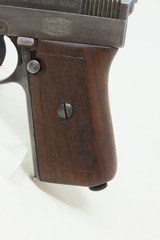 Pre-WWI GERMAN Mauser Model 1910 6.35mm Semi-Automatic C&R POCKET Pistol
German Side Arm Chambered in .25 ACP Browning Auto - 3 of 20