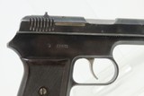 1939 mfg Pre-German Occupation CZ vz. 38 Semi-Automatic .380 ACP Pistol C&R PRE/EARLY WORLD WAR 2 Czechoslovakian 9x17mm Pistol - 18 of 19