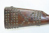 TACK DECORATED Antique REVOLUTIONARY WAR 1780 Dated French FLINTLOCK MUSKET 1780 DATED Revolutionary War MARTIAL Musket - 3 of 21