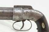 Antique ALLEN & THURBER .32 Bar Hammer PEPPERBOX Ring Trigger BELLY GUNJ.G. Bolen NEW YORK RETAILER Marked - 4 of 17