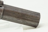Antique ALLEN & THURBER .32 Bar Hammer PEPPERBOX Ring Trigger BELLY GUNJ.G. Bolen NEW YORK RETAILER Marked - 17 of 17