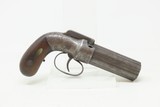 Antique ALLEN & THURBER .32 Bar Hammer PEPPERBOX Ring Trigger BELLY GUNJ.G. Bolen NEW YORK RETAILER Marked - 14 of 17