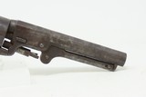 ANTEBELLUM Antique Pre-CIVIL WAR COLT M1849 Perc. POCKET Revolver FRONTIER1851 mfg. Civil War Revolver Used into the WILD WEST - 17 of 17