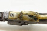 ANTEBELLUM Antique Pre-CIVIL WAR COLT M1849 Perc. POCKET Revolver FRONTIER1851 mfg. Civil War Revolver Used into the WILD WEST - 12 of 17