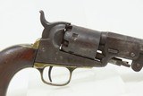 ANTEBELLUM Antique Pre-CIVIL WAR COLT M1849 Perc. POCKET Revolver FRONTIER1851 mfg. Civil War Revolver Used into the WILD WEST - 16 of 17