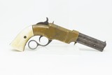 VERY RARE Antique BRASS FRAME New Haven Arms VOLCANIC No. 1 Pocket Pistol
Firing a .31 Caliber VOLCANIC ROCKET BALL - 13 of 16