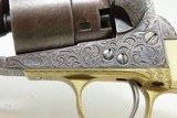 1862 mfr. ENGRAVED Civil War Antique US COLT Model 1860 ARMY .44 Percussion Lettered as Sent to Arsenal in Washington, DC during ACW! - 16 of 19