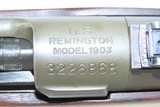 WORLD WAR II U.S. Remington M1903 BOLT ACTION .30-06 Springfield C&R RifleWWII Rifle Made in 1942 w/RA/9-42 MARKED BARREL - 20 of 20