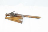 Antique SILVER INLAID Ornate Spanish MIQUELET .69 Carbine w/FOLDING STOCK
Late 18th to Early 19th Century Miquelet Carbine - 19 of 19