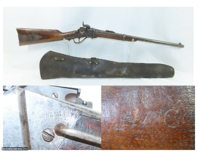 CIVIL WAR Antique U.S. SHARPS NEW MODEL 1863 .52 Perc. Saddle Ring CARBINE
ICONIC Carbine in Original Percussion Configuration