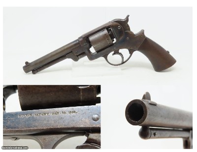Three Digit Mid-CIVIL WAR Era Antique STARR ARMS M1858 Army .44 DA Revolver Low Three Digit Serial Number “377” DA from Starr Arms!