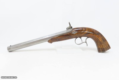 PAIR of Antique AURY of ST. ETIENNE .50 Percussion TARGET/DUELING PistolsBeautiful MATCHED BRACE of ENGRAVED French DUELERS - Image 16 of 25