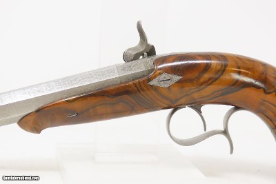 PAIR of Antique AURY of ST. ETIENNE .50 Percussion TARGET/DUELING PistolsBeautiful MATCHED BRACE of ENGRAVED French DUELERS - Image 18 of 25