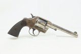 Scarce 1902 mfg. COLT NEW ARMY & NAVY .41 Long Double Action REVOLVER C&R
First DA Swing Out Cylinder Used by the US Military - 17 of 20