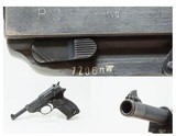 WW II THIRD REICH German SPREEWERKE “cyq” Code P.38 Semi-Auto Pistol C&R
World War II 9mm Sidearm “EAGLE/88” PROOFED