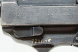 WW II THIRD REICH German SPREEWERKE “cyq” Code P.38 Semi-Auto Pistol C&R
World War II 9mm Sidearm “EAGLE/88” PROOFED - 6 of 19