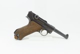 INTERWAR Blank Chamber DWM German LUGER P.08 7.65mm Semi-Auto PISTOL C&R
Forced to 7.65mm by the TREATY of VERSAILLES - 16 of 19