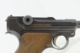 INTERWAR Blank Chamber DWM German LUGER P.08 7.65mm Semi-Auto PISTOL C&R
Forced to 7.65mm by the TREATY of VERSAILLES - 18 of 19