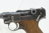 INTERWAR Blank Chamber DWM German LUGER P.08 7.65mm Semi-Auto PISTOL C&R
Forced to 7.65mm by the TREATY of VERSAILLES - 4 of 19