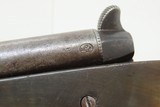 Circa 1840s SCARCE Liege Proofed HORSEMAN’S .36 Percussion KNIFE PISTOL
Pistol/Knife Combo w/ DAMASCUS BARREL & HORN GRIPS - 6 of 17