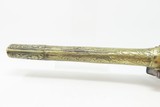 ORNATE ENGRAVED Antique BRASS Balkan FLINTLOCK Pistol Greece Bosnia Albania Circa 1750-1800 ENGRAVED All Metal Flintlock Pistol - 14 of 18