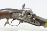 Scarce REGIMENT MARKED Antique PRUSSIAN CAVALRY M1850 Percussion Pistol Fantastic Germanic Horse Pistol from the 1850s-60s - 4 of 22