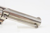 FINE Antique REMINGTON-SMOOT New Model No. 3 .38 Rimfire WILD WEST Revolver 3 3/4” Octagonal Barrel NICKEL FINISH w/ Ejector - 16 of 16