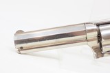 FINE Antique REMINGTON-SMOOT New Model No. 3 .38 Rimfire WILD WEST Revolver 3 3/4” Octagonal Barrel NICKEL FINISH w/ Ejector - 5 of 16