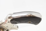 FINE Antique REMINGTON-SMOOT New Model No. 3 .38 Rimfire WILD WEST Revolver 3 3/4” Octagonal Barrel NICKEL FINISH w/ Ejector - 6 of 16