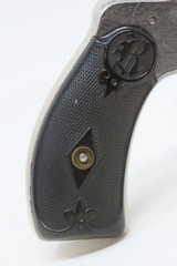 FINE Antique REMINGTON-SMOOT New Model No. 3 .38 Rimfire WILD WEST Revolver 3 3/4” Octagonal Barrel NICKEL FINISH w/ Ejector - 14 of 16