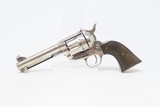 1895 mfr Antique COLT Single Action Army 38-40 WCF Revolver NICKEL 4 3/4” SAA .38 WCF Colt 6-Shooter Made in 1895 - 2 of 18