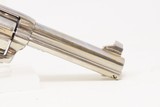 1895 mfr Antique COLT Single Action Army 38-40 WCF Revolver NICKEL 4 3/4” SAA .38 WCF Colt 6-Shooter Made in 1895 - 18 of 18