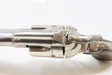1895 mfr Antique COLT Single Action Army 38-40 WCF Revolver NICKEL 4 3/4” SAA .38 WCF Colt 6-Shooter Made in 1895 - 9 of 18