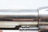 1895 mfr Antique COLT Single Action Army 38-40 WCF Revolver NICKEL 4 3/4” SAA .38 WCF Colt 6-Shooter Made in 1895 - 7 of 18