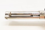 1895 mfr Antique COLT Single Action Army 38-40 WCF Revolver NICKEL 4 3/4” SAA .38 WCF Colt 6-Shooter Made in 1895 - 14 of 18