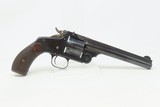 FRONTIER WILD WEST Antique SMITH & WESSON “New Model” No. 3 .44 RUSSIAN Single Action Revolver with Break Top Star Extractor - 15 of 18