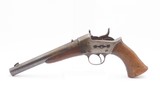 Antique U.S. REMINGTON M1871 ARMY Sleeved .22 RF ROLLING BLOCK Pistol
SCARCE; 1 of 6,000 Manufactured; with CARTOUCHE - 2 of 17