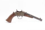 Antique U.S. REMINGTON M1871 ARMY Sleeved .22 RF ROLLING BLOCK Pistol
SCARCE; 1 of 6,000 Manufactured; with CARTOUCHE - 14 of 17