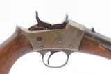 Antique U.S. REMINGTON M1871 ARMY Sleeved .22 RF ROLLING BLOCK Pistol
SCARCE; 1 of 6,000 Manufactured; with CARTOUCHE - 16 of 17