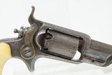 GUSTAVE YOUNG Antique FACTORY ENGRAVED COLT Model 1855 ROOT Pocket Revolver With Ivory Grip with Inscription - 5 of 17