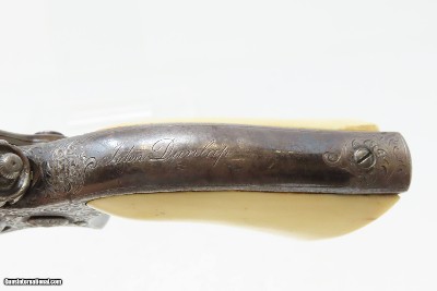 GUSTAVE YOUNG Antique FACTORY ENGRAVED COLT Model 1855 ROOT Pocket Revolver With Ivory Grip with Inscription - Image 17 of 17