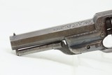 GUSTAVE YOUNG Antique FACTORY ENGRAVED COLT Model 1855 ROOT Pocket Revolver With Ivory Grip with Inscription - 12 of 17