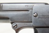 RHEINMETALL Dreyse Model 1907 7.65x17 Browning Pistol C&R Louis Schmeisser
GREAT WAR SIDEARM .32 ACP Made Circa 1910 - 7 of 18