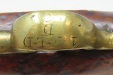 c1810 Antique British NEW LAND Pattern 14th LIGHT DRAGOONS FLINTLOCK Pistol With King George III’s Royal Cipher - 7 of 19