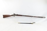 CIVIL WAR Antique SPRINGFIELD US M1863 .58 Rifle-Musket w/ BAYONET/SCABBARD .58 Caliber Made at the SPRINGFIELD ARMORY - 2 of 24