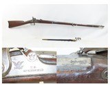 CIVIL WAR Antique SPRINGFIELD US M1863 .58 Rifle-Musket w/ BAYONET/SCABBARD .58 Caliber Made at the SPRINGFIELD ARMORY - 1 of 24